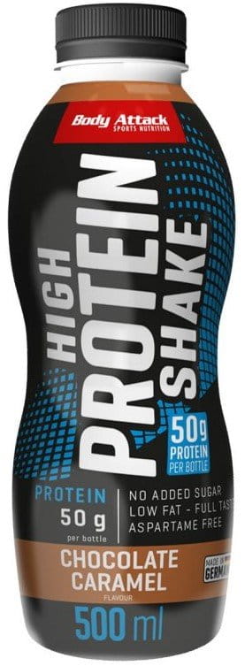 Mleczny napój proteinowy Body Attack High Protein Shake 500 ml