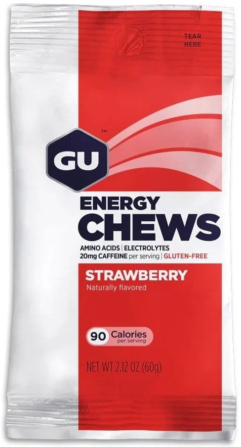 Żele energetyczne GU Energy Chews 60 g Strawberry