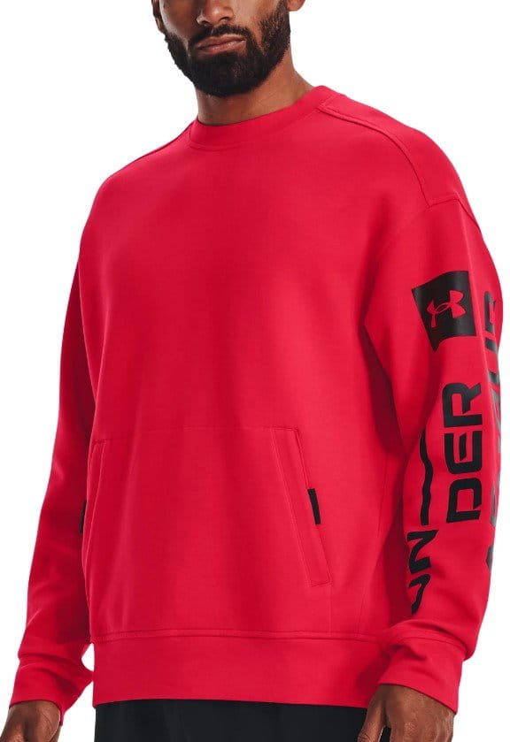 Bluza Under Armour UA Summit Knit Graphic Crew-RED