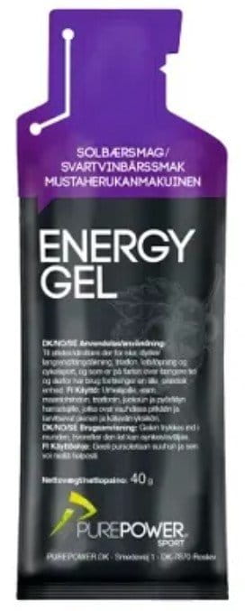 Żele energetyczne Pure Power Energy Gel Blackcurrants 40 g