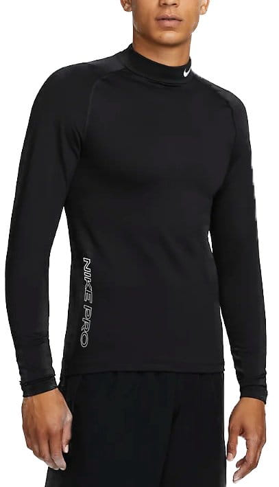 Koszula z długim rękawem Nike Pro Warm Men s Long-Sleeve Mock Neck Training Top
