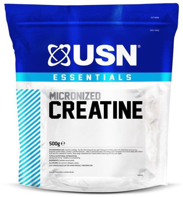 Monohydrat kreatyny USN Essential bez smaku 500g