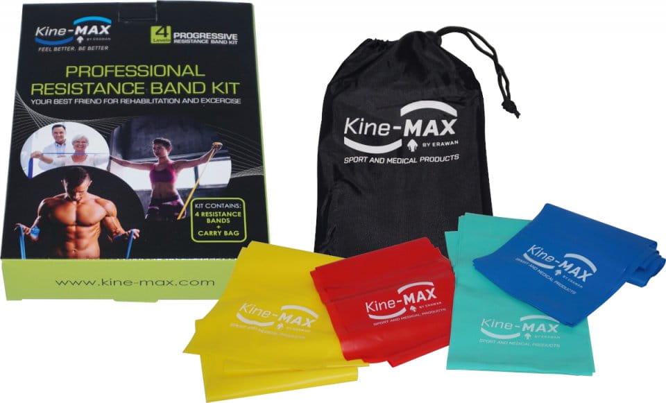 Wzmacniająca guma Kine-MAX Professional Resistance Band Kit - Level 1-4
