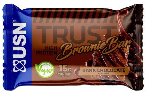 Wegański baton proteinowy USN Trust 60g gorzka czekolada brownie